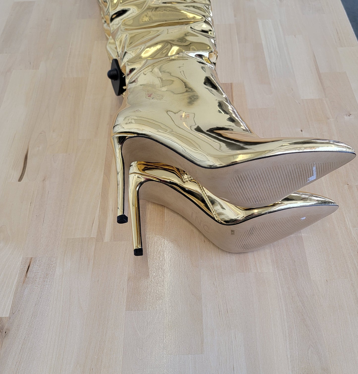 INC Gold Boots Sz 7.5
