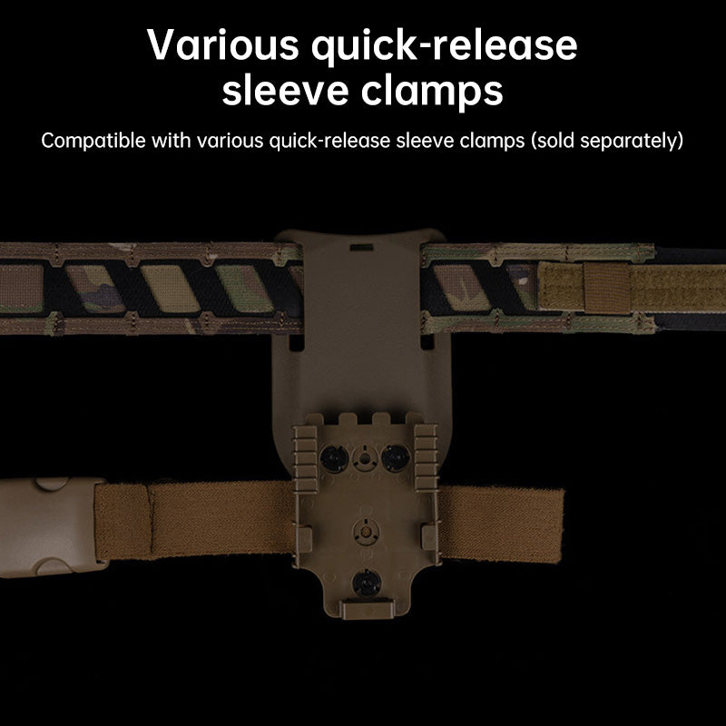 Tactical magnetic belt, quick-release buckle, double-layer magnet, MOLLE belt, Airsoft training accessories for outdoor hunting