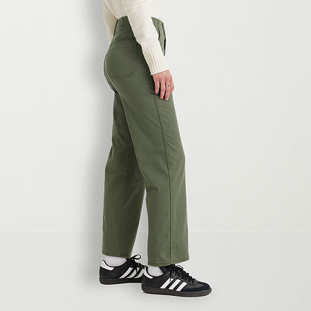 Levi Size 30 Green Surplus Straight Jeans Pants