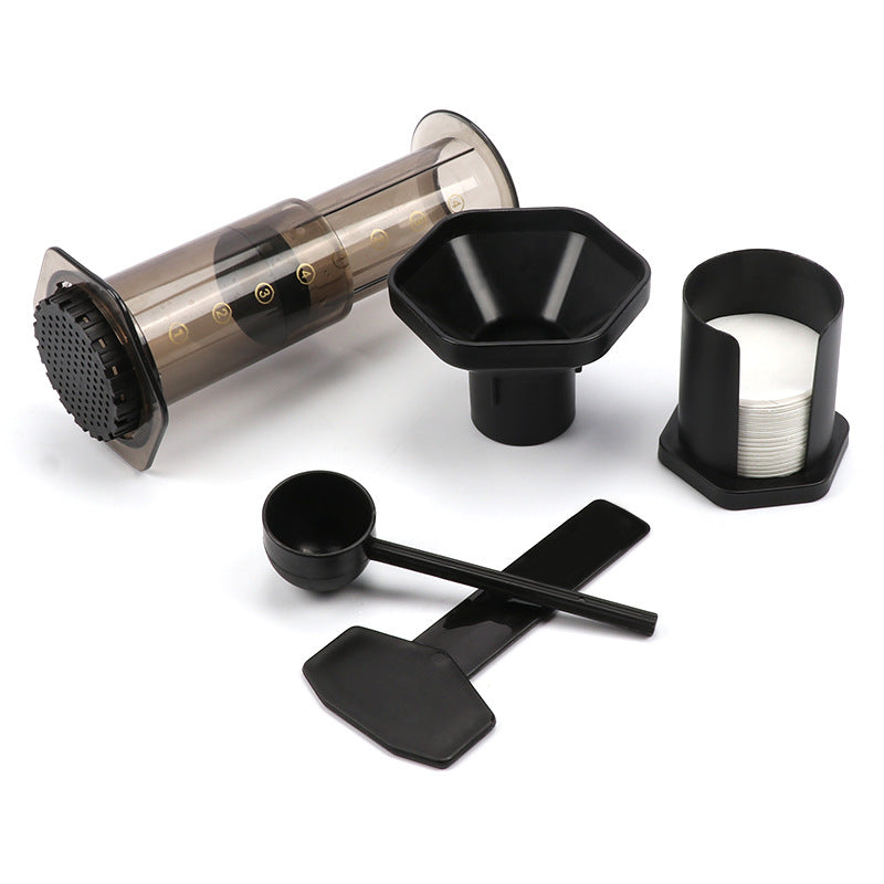 Portable coffee maker, coffee machine, hand press mini home outdoor American hand press coffee machine