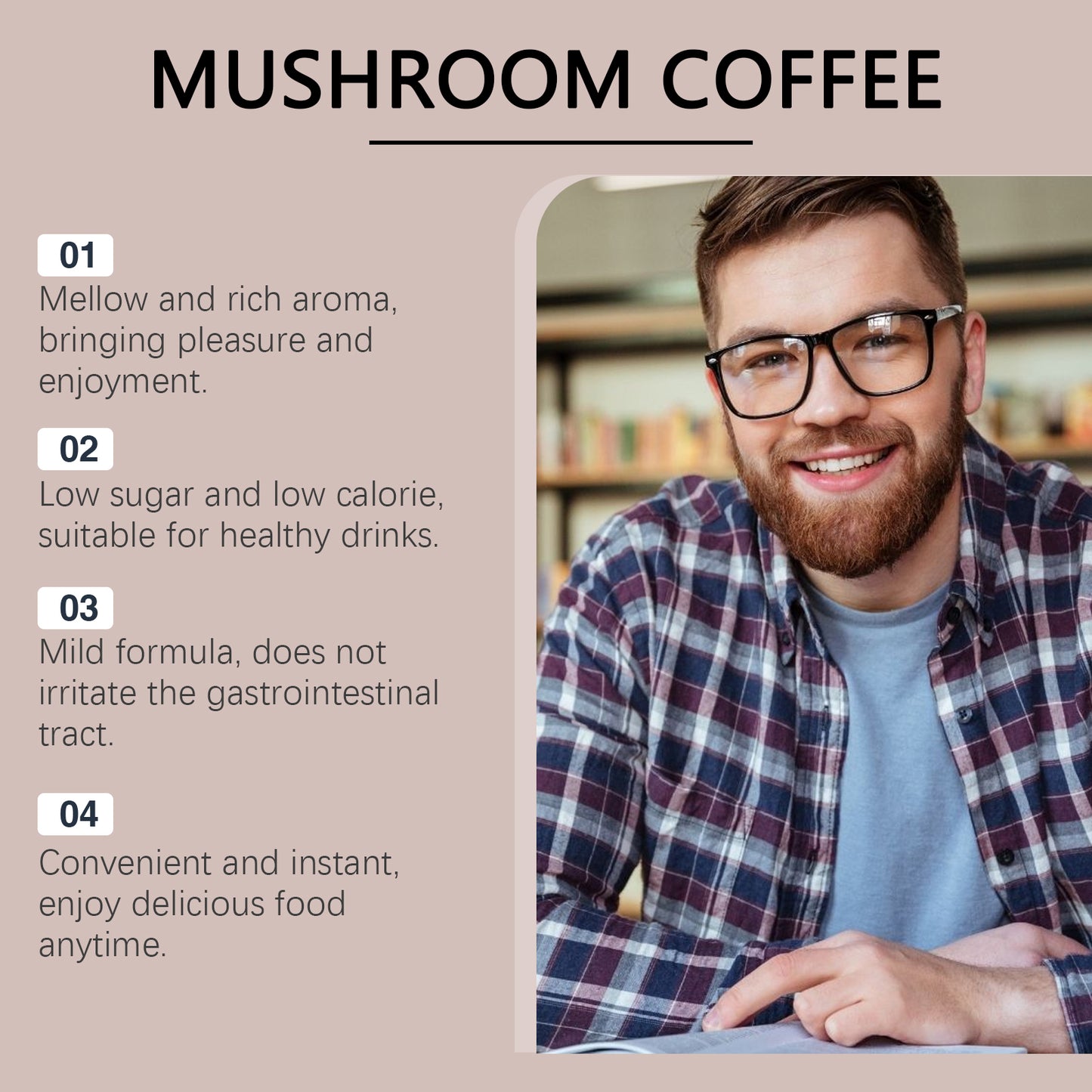 Googeer Instant Mushroom Coffee (For Entry) For Body Treatment