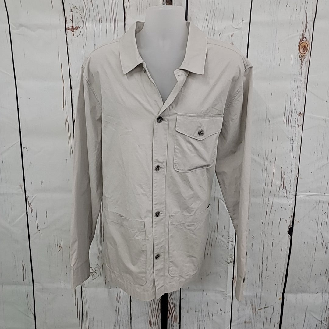 Michael Kors Men's Size XXL Gray MENS Button Down Shirt