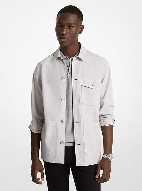 Michael Kors Men's Size XXL Gray MENS Button Down Shirt