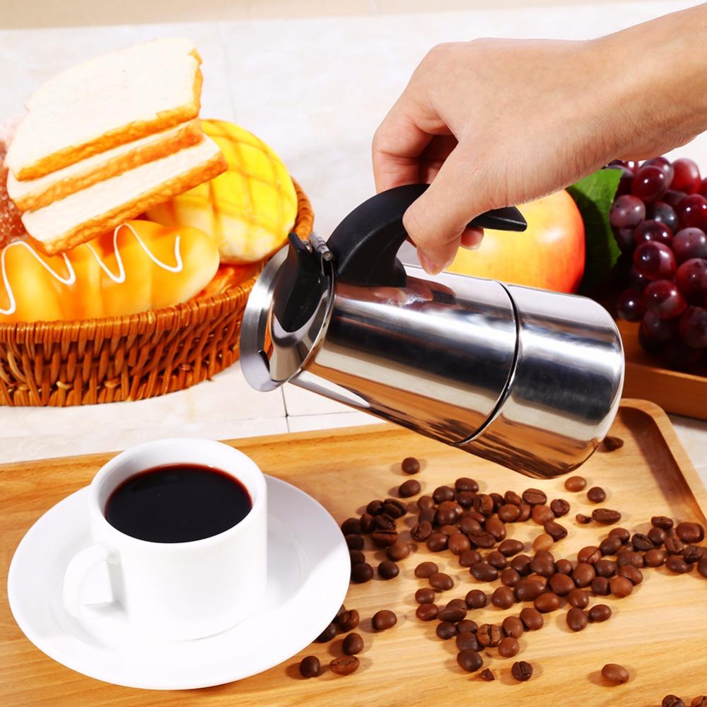 Moka Espresso Coffee Maker Pot Stovetop Tool  Coffee Machine
